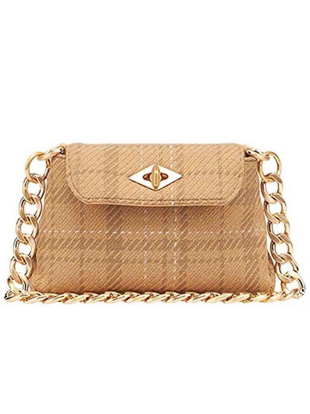 Ballantyne Diamond Micro Shoulder Bag In Tartan Fabric