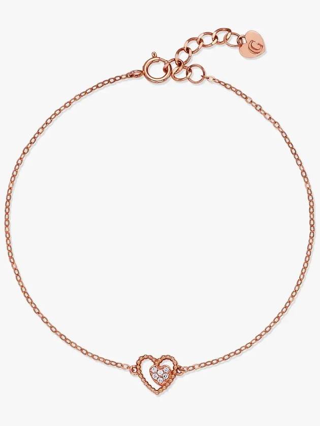 주문후제작 14K 러브인 하트 팔찌