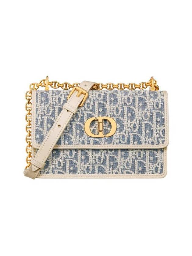 디올 미스 카로 미니 백 디올 오블리크 샴브레이 라피아 이펙트 앤드 스무스 카프스킨 라이트 비스킷 화이트 S5169UDFD M925