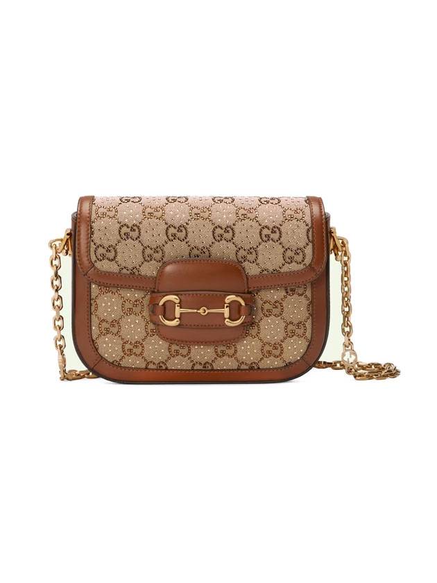 구찌 홀스빗 1995 미니 숄더 백 브라운