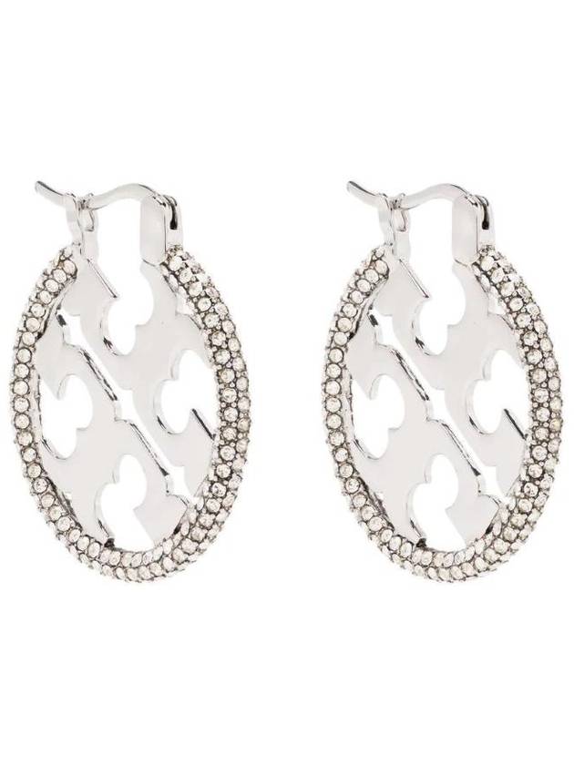 토리버치 로고 라운드 이어링