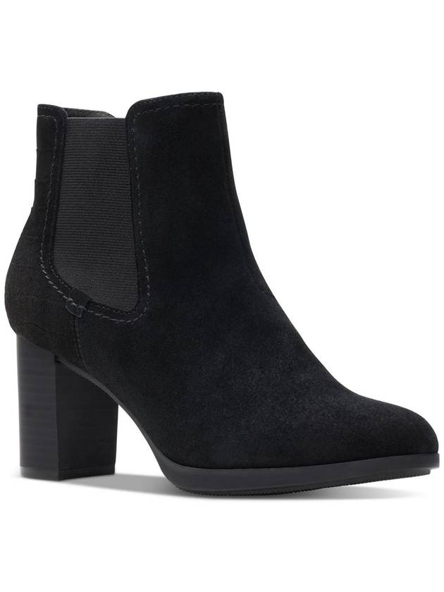 베일라 로즈 여성용 스웨이드 엠보싱 앵클 부츠 Bayla Rose Womens Suede Embossed Ankle Boots