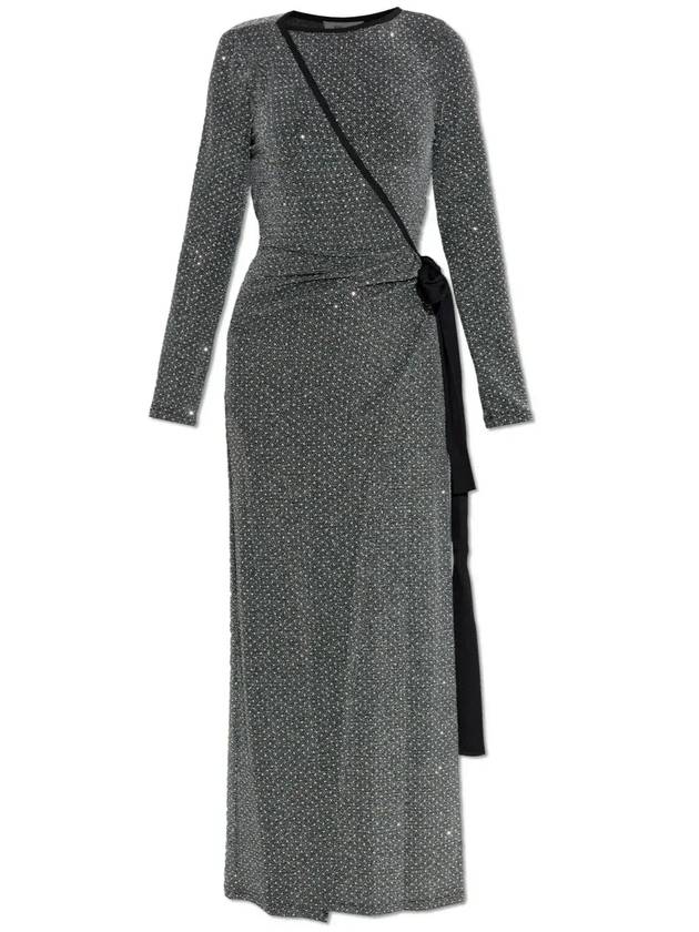 다이앤 폰 푸르스텐버그 올오버 장식 롱슬리브 드레스 DVFDW4S0110_GREY