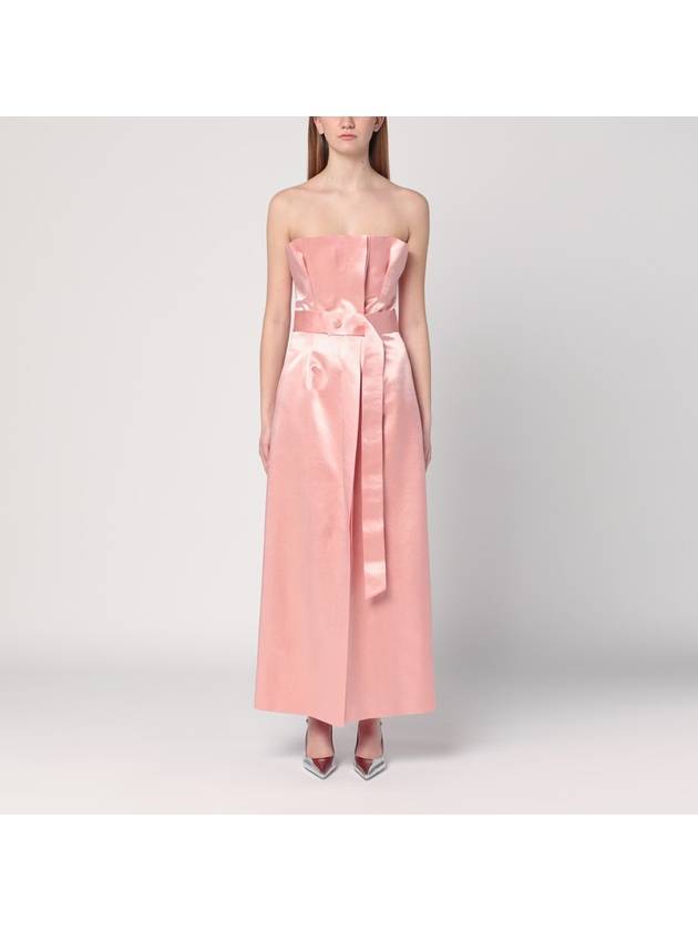 Philosophy Pink duchesse bustier dress