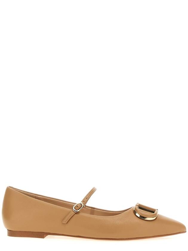 TWIN SET & 39 오벌 티& 39 발레 플랫 251TCP06400044