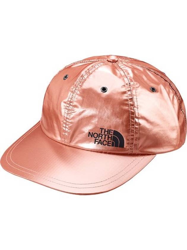 18SS 슈프림 x 노스페이스 메탈릭 6패널 로즈  Supreme x TNF Metallic 6-Panel Rose