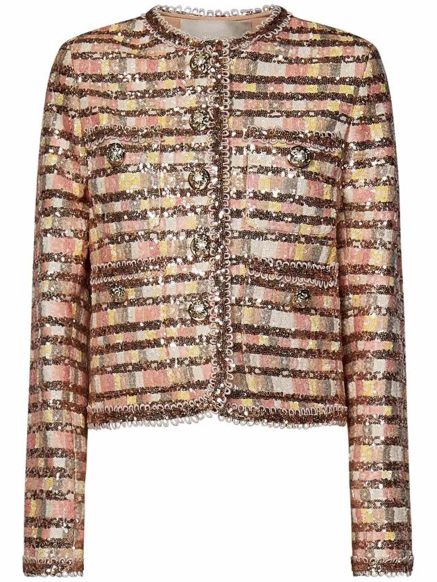 Elie Saab Camaleonte 시퀸 장식 재킷 J0019NS24PA002_MULTI