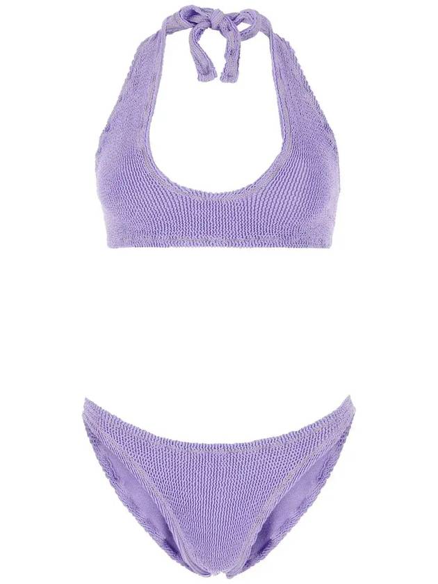 Reina Olga Pilou 스크런치 홀터넥 비키니 세트 PILOU_LILAC