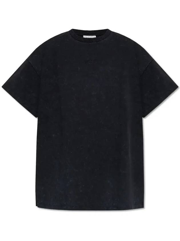 Gestuz 릴렉스핏 오버사이즈 티셔츠 탑 109097090_BLACKWASHED