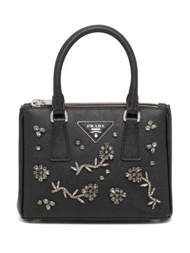 프라다 갤러리아 크리스털 장식 미니 백 1BA906VDEONZV