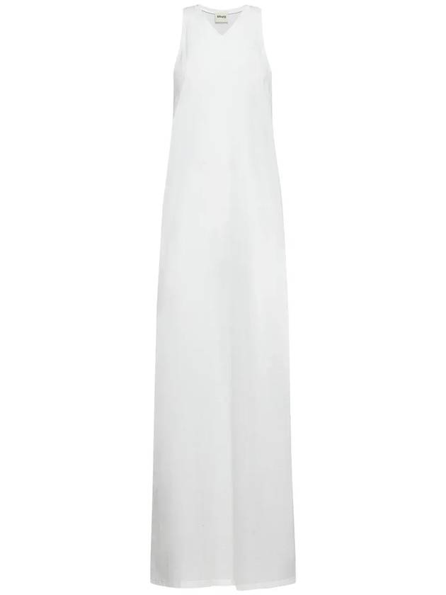 Khaite Vernetta 브이넥 민소매 맥시 드레스 5433166_103