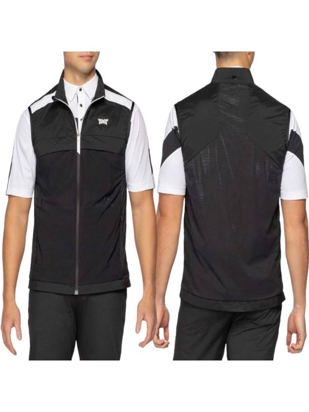 PXG 조끼 남성 숄더 스트라이프 베스트 24 SS