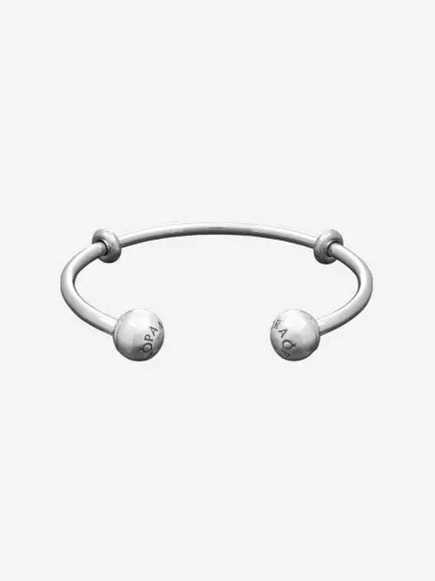 W 핀도라 모먼트 오픈 뱅글 스털링 실버 W Pandora Moments Open Bangle Sterling Silver