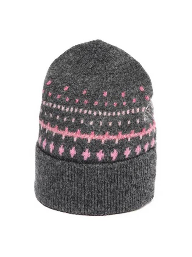 아워레가시 모자 KNIT HAT Slate Grey Faux Isle A4238KS 울 니트 비니