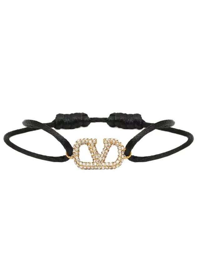 24FW 발렌티노 브이로고 시그니처 코튼 팔찌 5W0J0F81 YAB 249