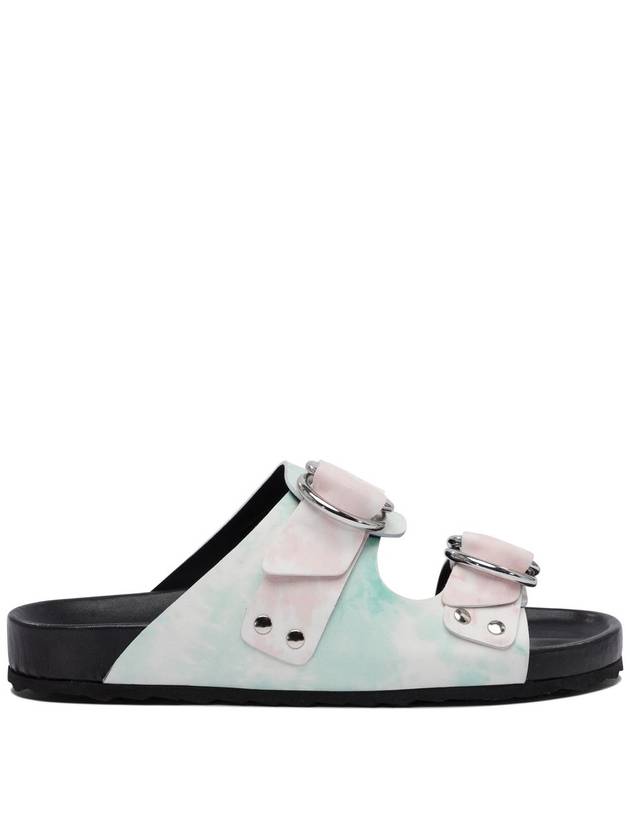 25SS 피에르하디 샌들 VN01 CALFMULTI 타이 AND DYE 블랙