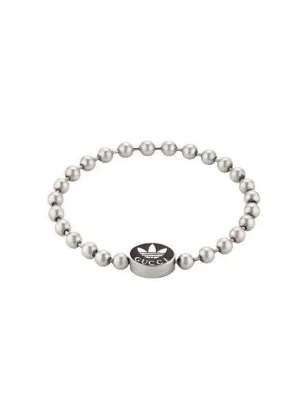 구찌 x 아디다스 참 불 브레이슬릿 실버 Gucci x Adidas Charm Boule Bracelet Silver