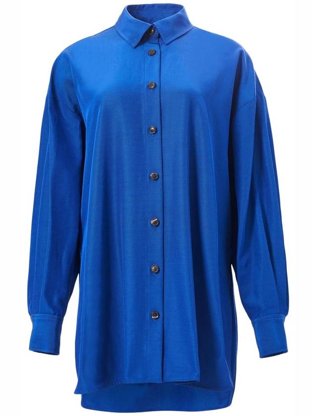 OVERSIZED TIE-FRONT SHIRT