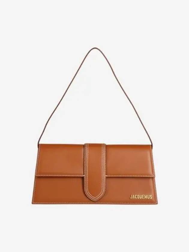 자크뮈스 르 밤비노 롱 플랩 백 라이트 브라운 Jacquemus Le Bambino Long Flap Bag Light Brown