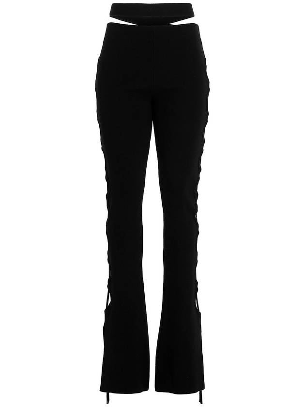 Andreadamo Cut-out laces pants