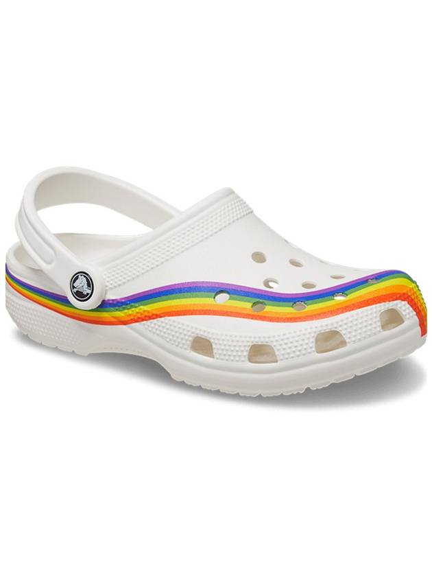 크록스 클래식 레인보우 다이 클로그 여성 남성 샌들 슬리퍼