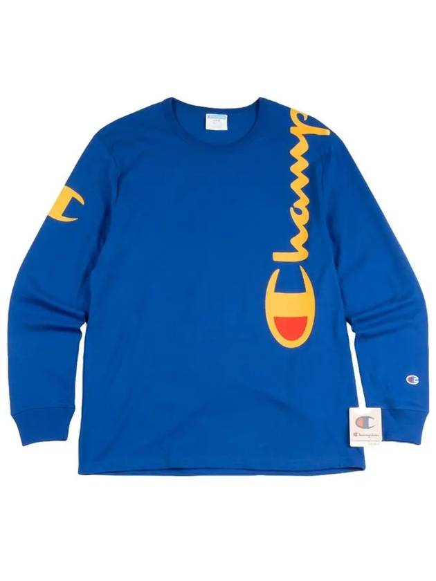 챔피온 헤리티지 스크립트 오버 숄더 남성 긴팔티 서프더웹