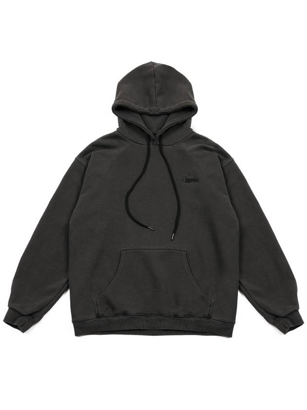 피그먼트 코티드 후디 챠콜