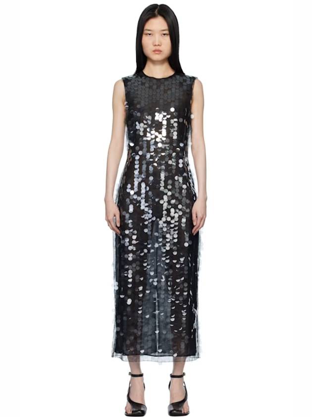 Black Tovia Midi Dress 251427F054002