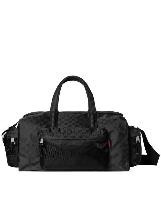 구찌 GG 라지 더플 백 블랙
