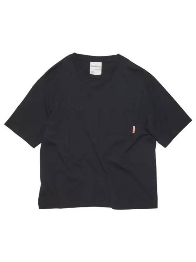 아크네 스튜디오 크루넥 티셔츠 블랙 Acne Studios Crewneck T Shirt Black