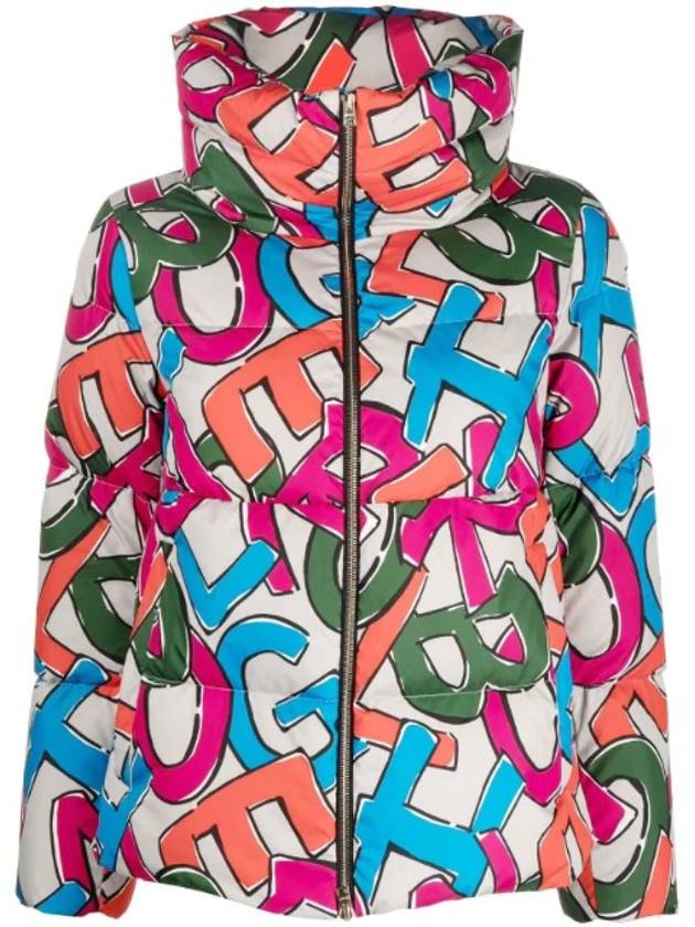 에르노 로고 프린트 패딩 재킷 PI001579D12474P