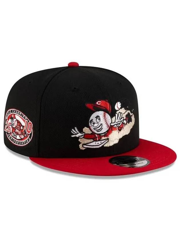 1149734 뉴에라 모자 MLB 신시내티 레즈 Mascot Black 9FIFTY Hat