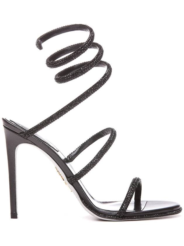 Rene Caovilla Cleo leather sandals with gladiator lace