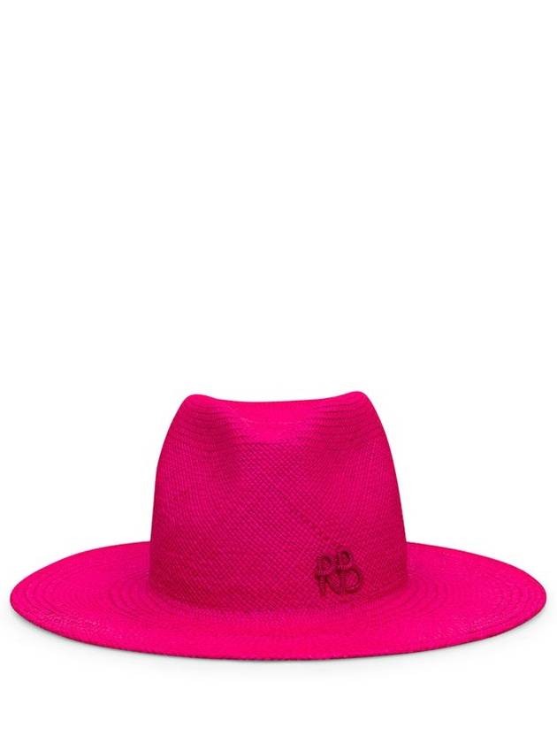 Ruslan Baginskiy 로고 자수 우븐 페도라 모자