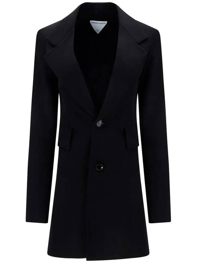 Bottega Veneta 커브드 슬리브 싱글 브레스티드 재킷 738455V1HK0_1000