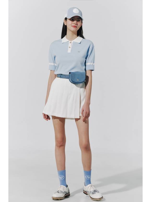 PLEATS COMBI SHORTS_OFF WHITE