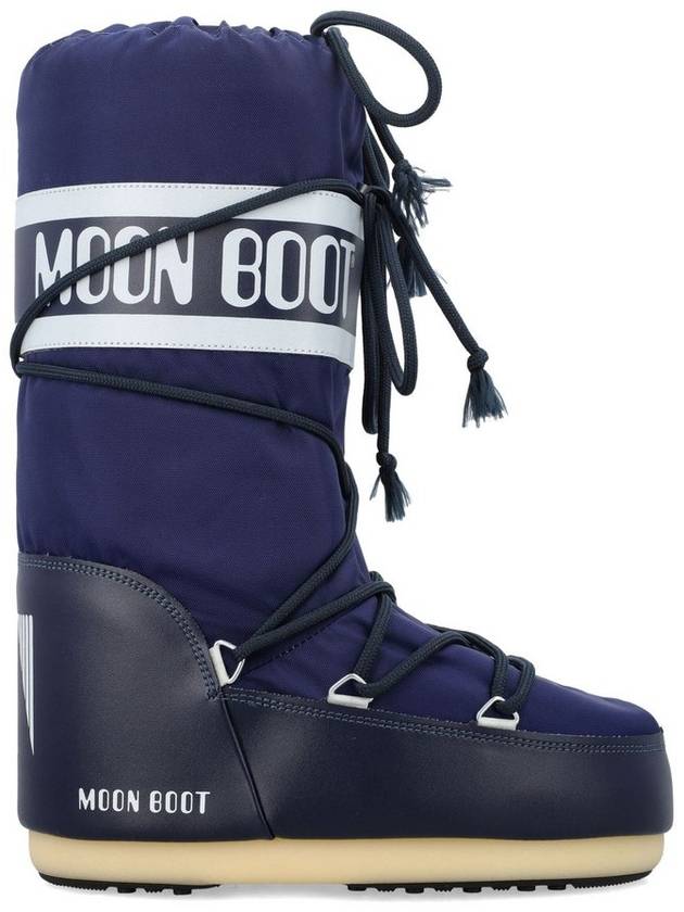 Moon Boot 아이콘 로고 프린트 레이스업 부츠