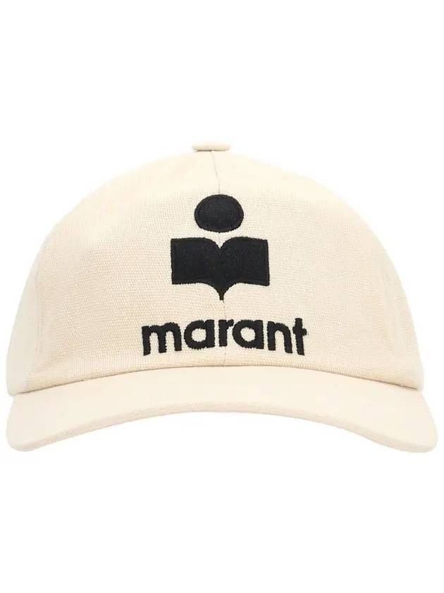 이자벨마랑 타이론 엠브로이드 로고    볼캡 에크루