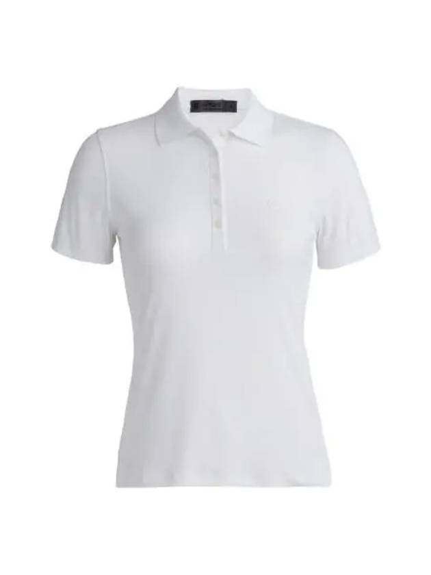 W 지포어 테크 립 퍼포먼스 나일론 폴로 스노우 W G Fore Tech Rib Performance Nylon Polo Snow