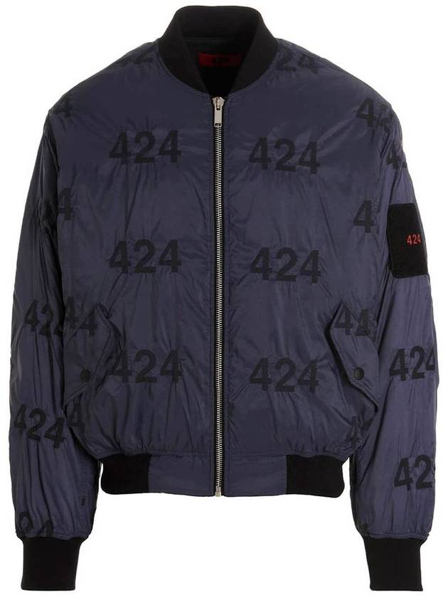 424 - Logo reversible bomber jacket