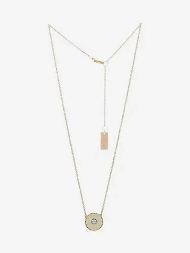 마크 제이콥스 더 메달리온 펜던트 크림 골드 Marc Jacobs The Medallion Pendant Cream Gold