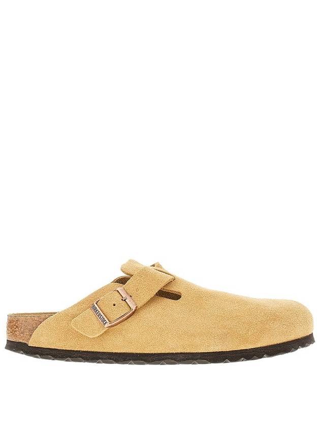 BIRKENSTOCK 'Boston' suede leather sabot