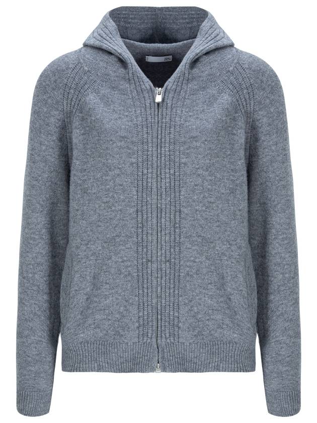 캐시미어100 후디집업 & 와이드 니트팬츠 세트