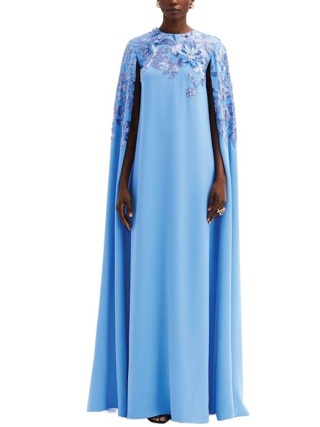 PAPERCUT FLOWER CAPE BACK CAFTAN