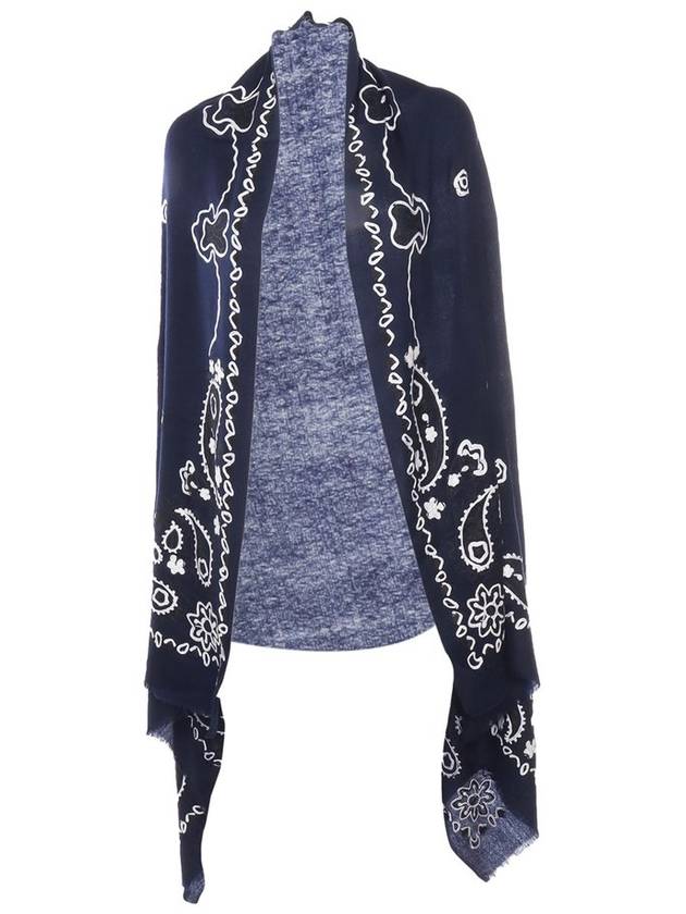 P.A.R.O.S.H. 자수 프린지 스카프