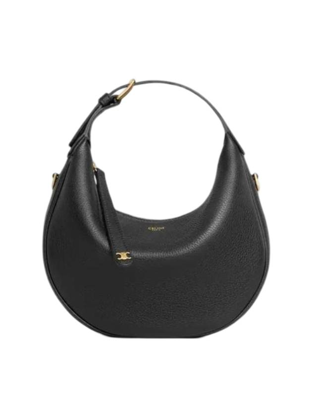 셀린느 틴 룰루 서플 그레인 카프스킨 토트 백 블랙