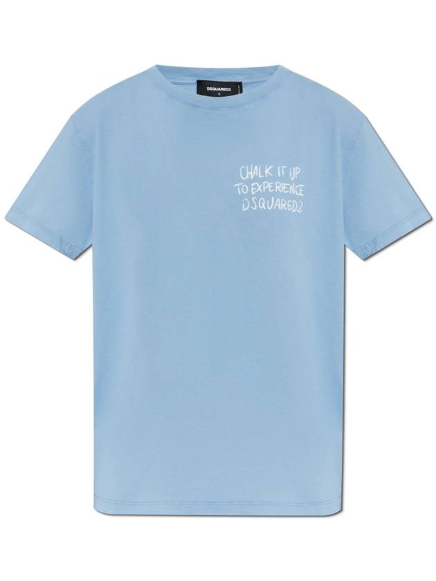 Dsquared2 T-shirt With Print  Women's  Blue