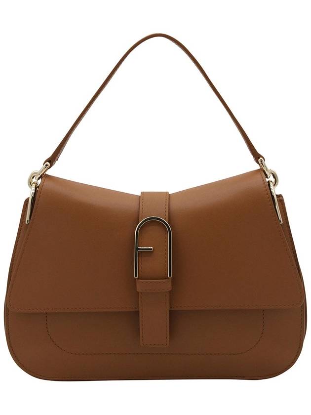 Furla Brown Leather Flow Bag