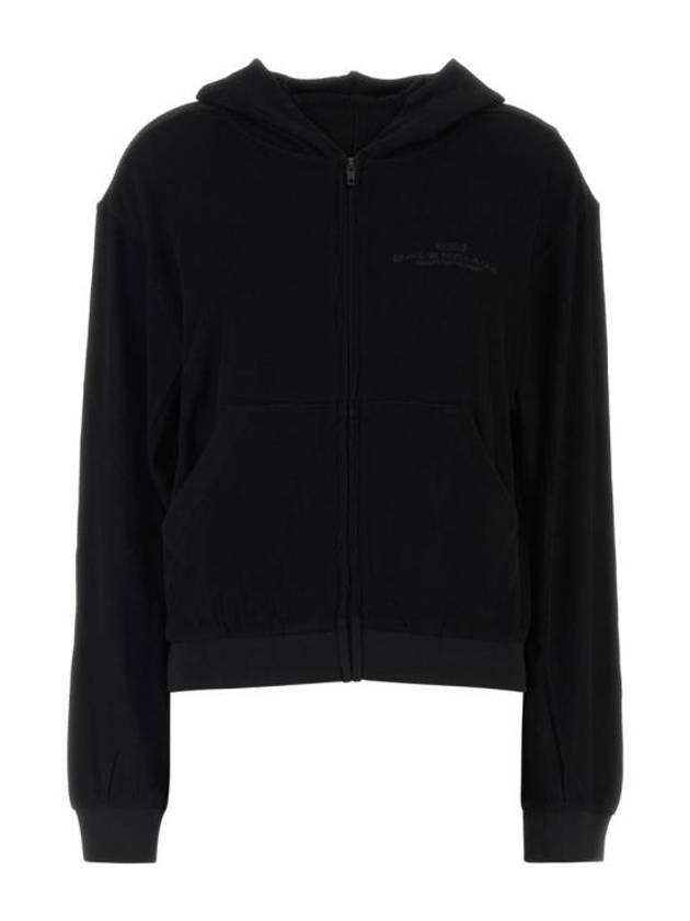 발렌시아가 BB 가드 로브 스몰 핏 후드집업 블랙