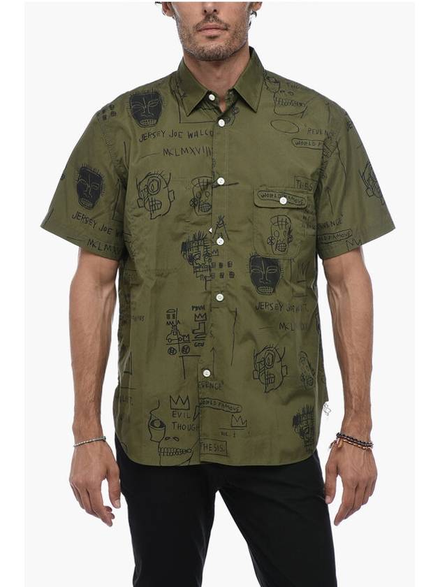 준야 와타나베 남성 반팔 셔츠